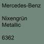 Preview: Mercedes-Benz, Nixengrün Metallic, 6362.